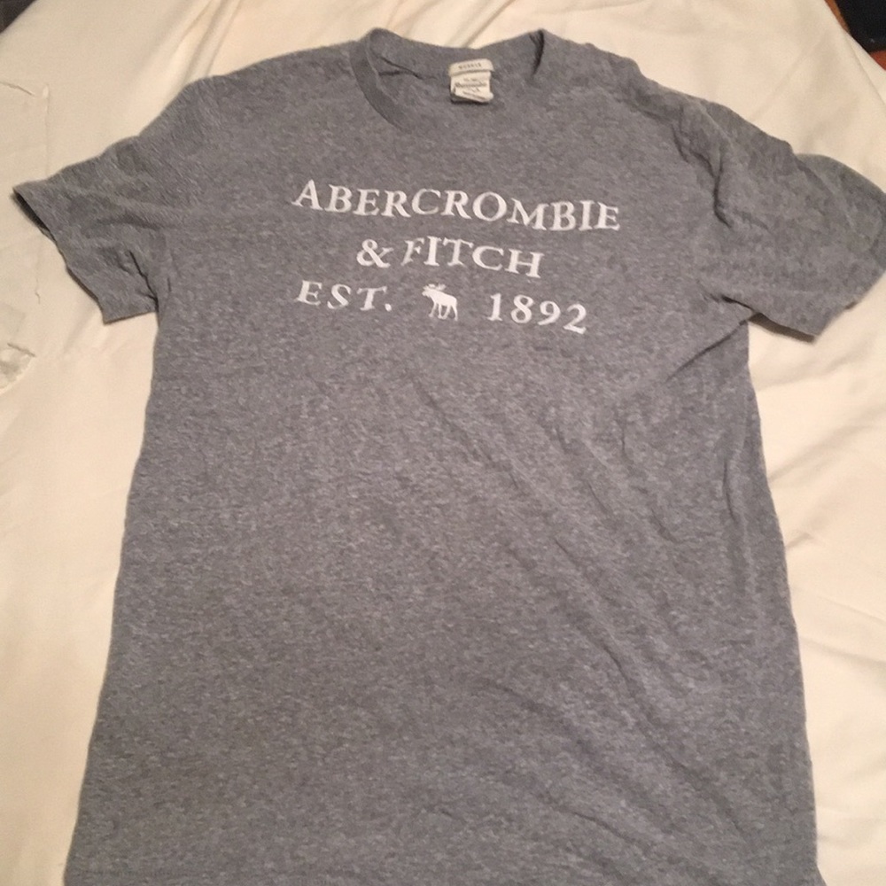 Abercrombie & Fitch grey muscle